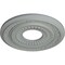Ekena Millwork Lauren Ceiling Medallion (Fits Canopies up to 6 1/4"), 20 5/8"OD x 6 1/4"ID x 1 3/8"P, Primed White CM20LN - alternate 3